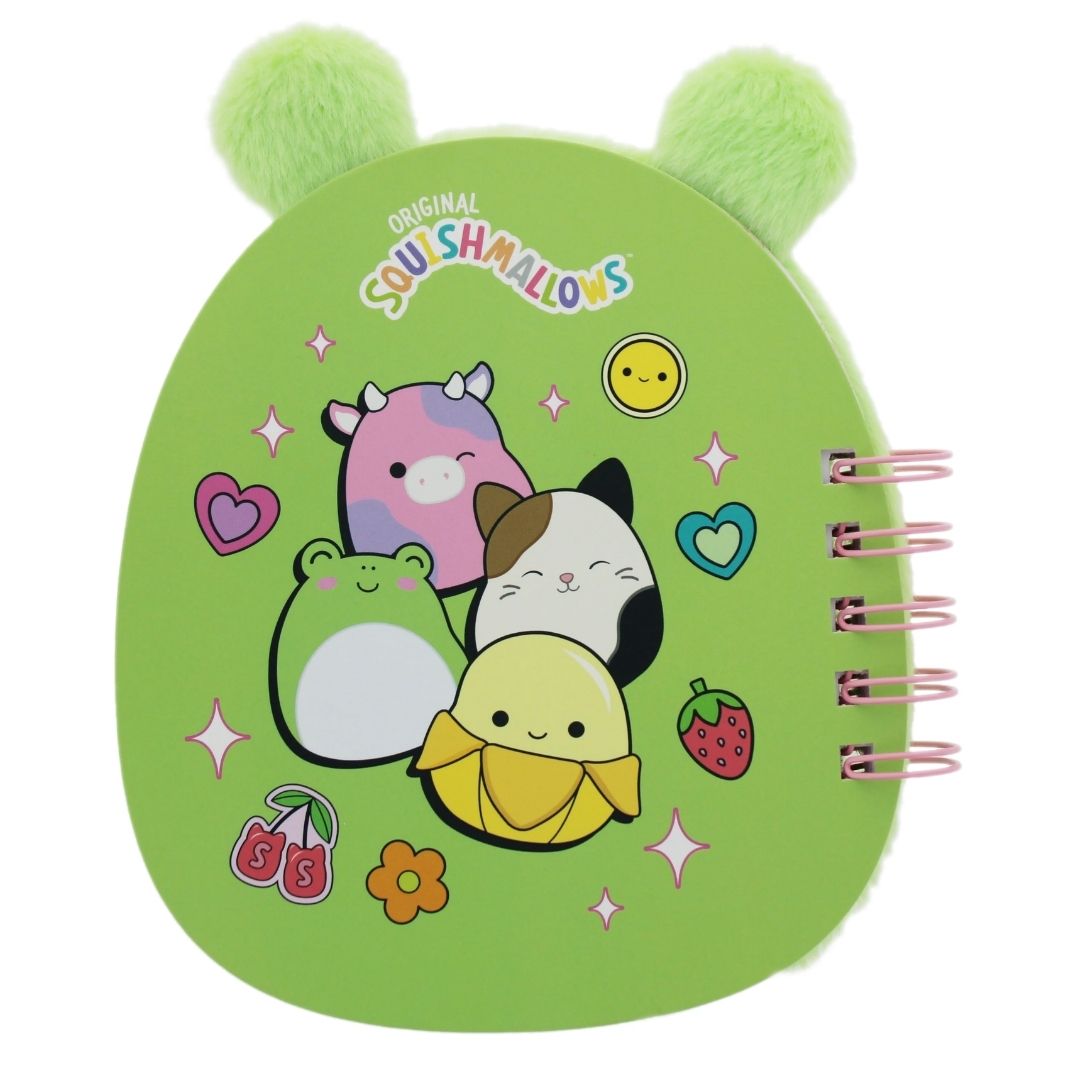 Squishmallows Shaped Plush Notebook Frog