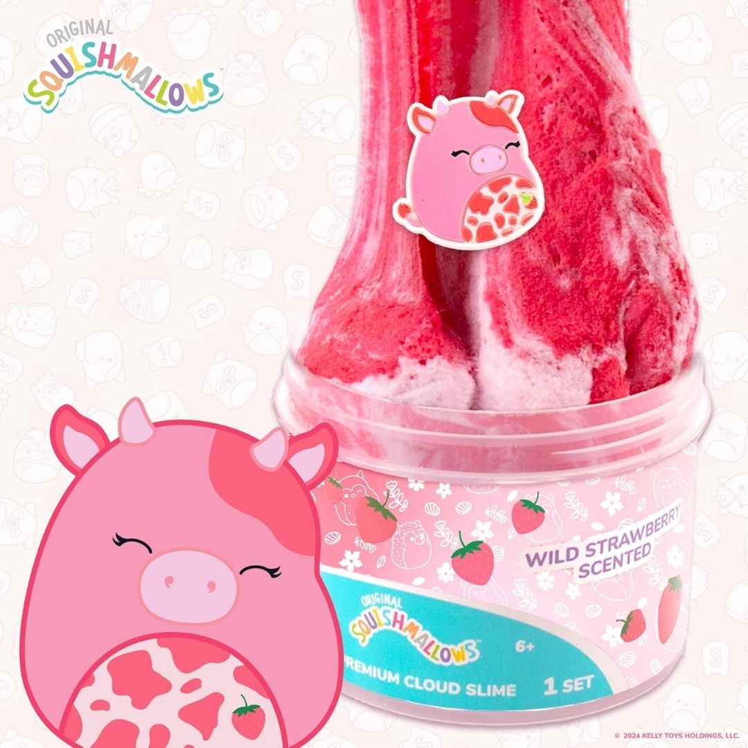 Squishmallows Premium Cloud Slime Calynda The Cow