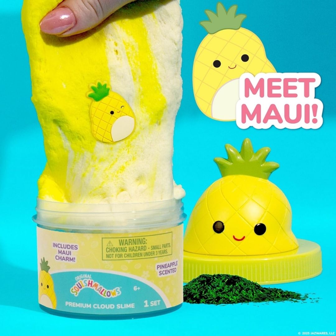 Squishmallows Premium Cloud Slime Maui The Pineapple