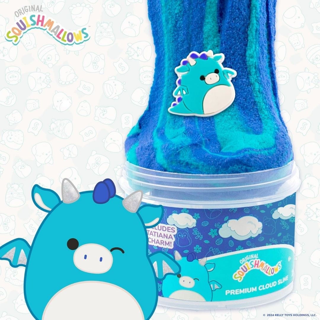 Squishmallows Premium Cloud Slime Tatiana The Dragon