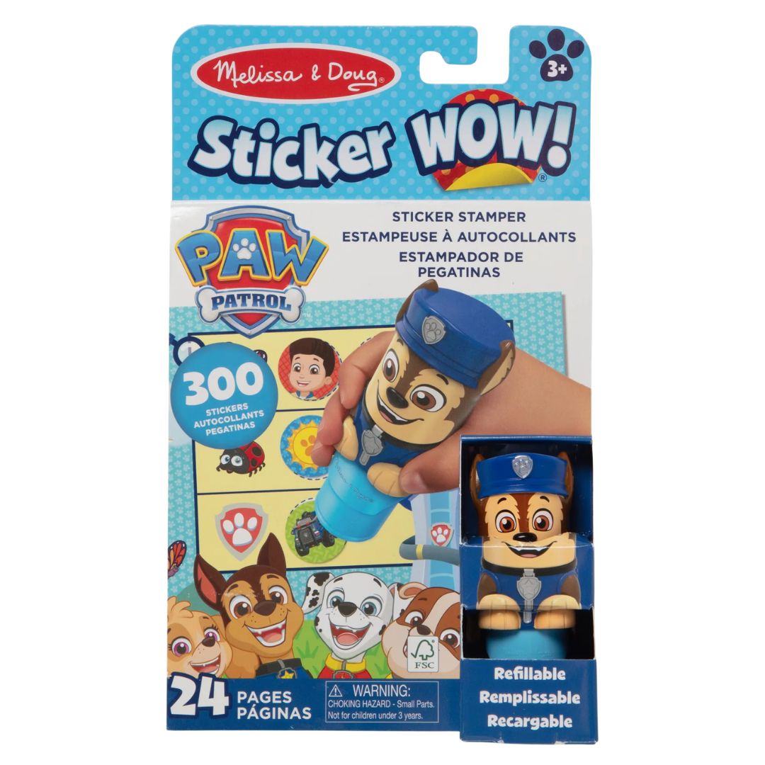 Melissa & Doug Sticker Wow Activity Pad & Stamper Paw Patrol Chase