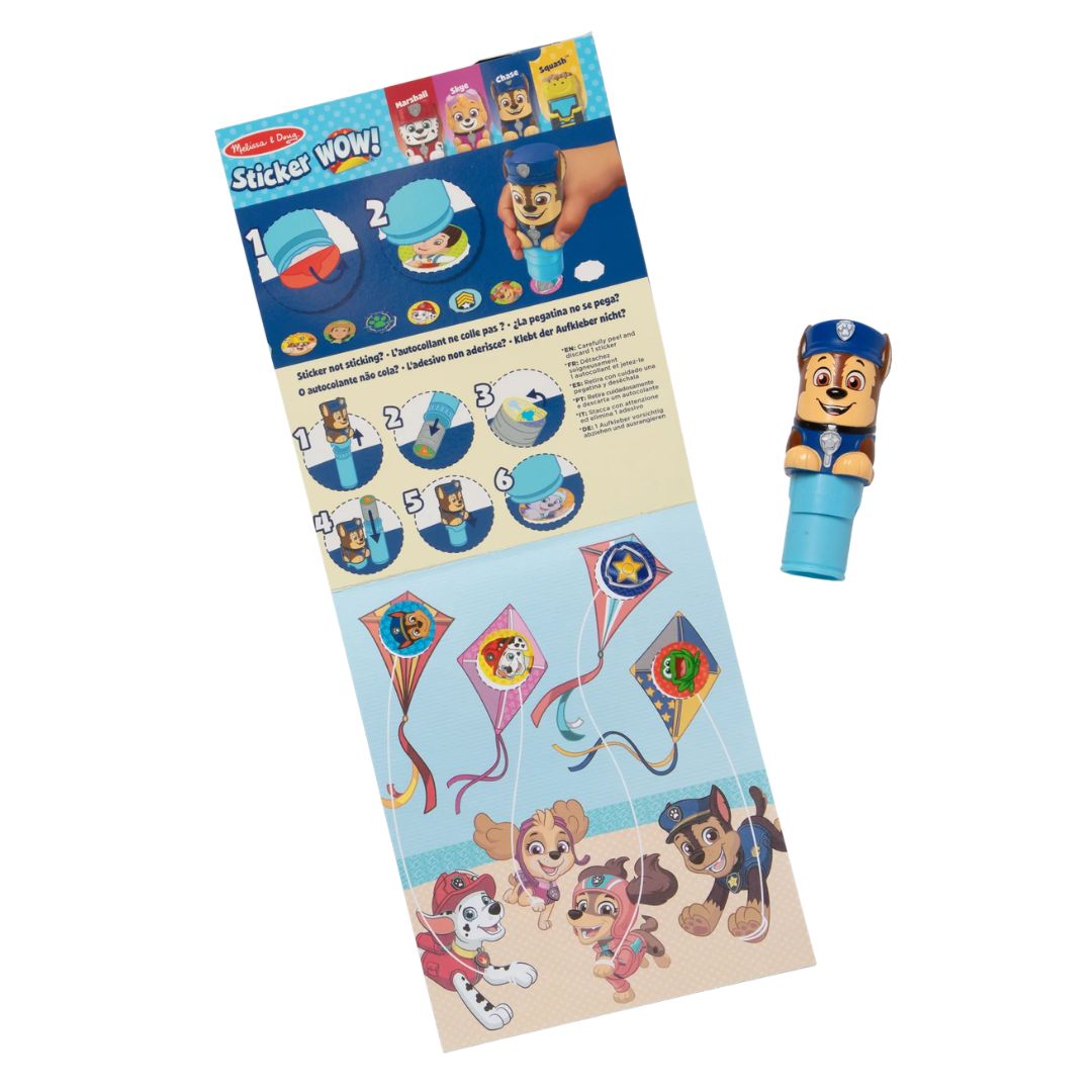 Melissa & Doug Sticker Wow Activity Pad & Stamper Paw Patrol Chase