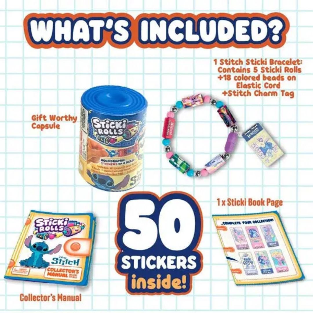 Sticki Rolls Stitch Bracelet Capsule