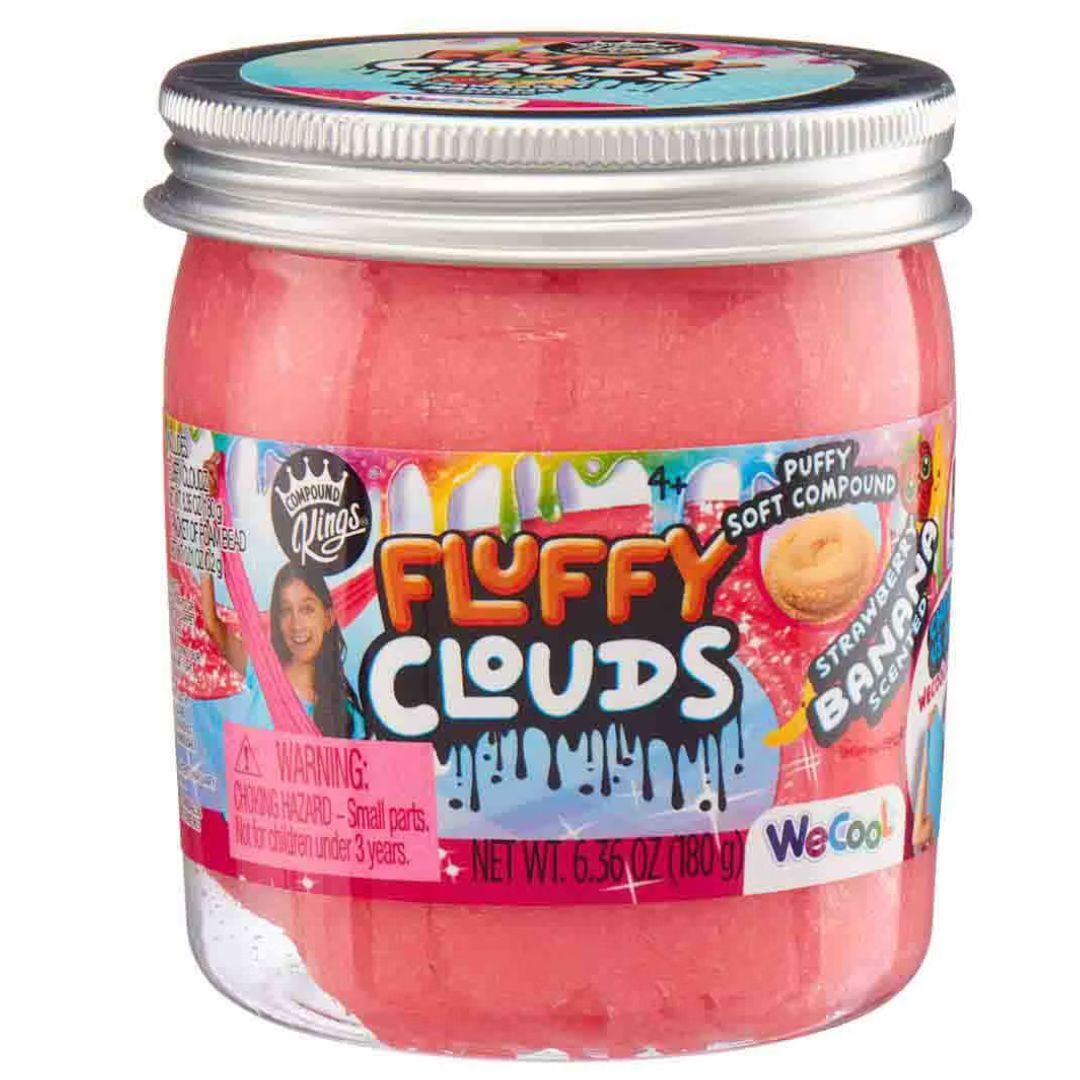 Compound Kings Fluffy Clouds Slime Jar Strawberry Banana Scented
