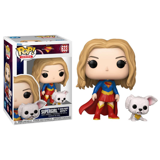 Pop! Vinyl - DC Supergirl - Supergirl with Puppy Krypto 633
