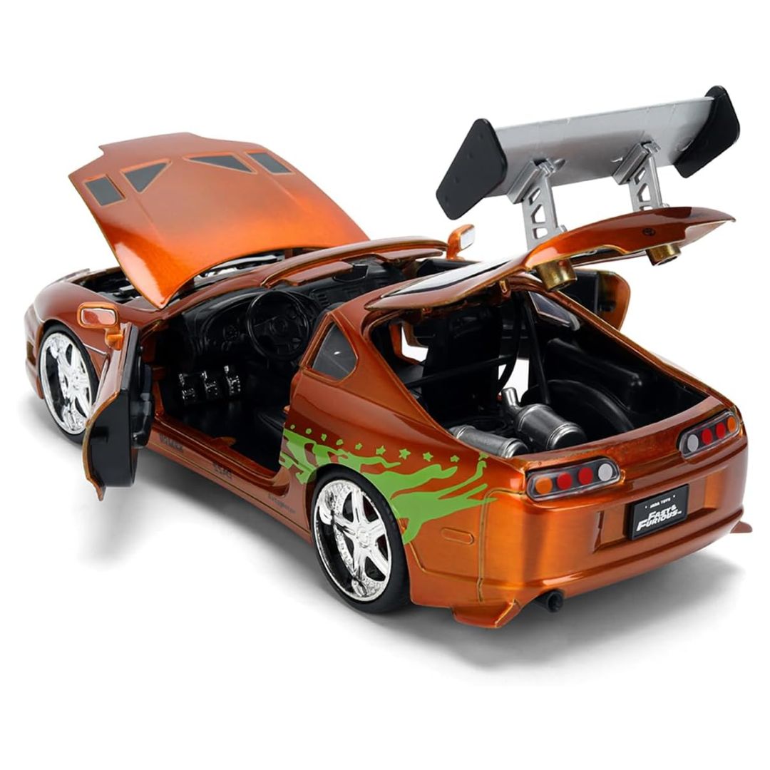Fast & Furious 1:24 Diecast Brian's Toyota Supra (Color Brush Finish)