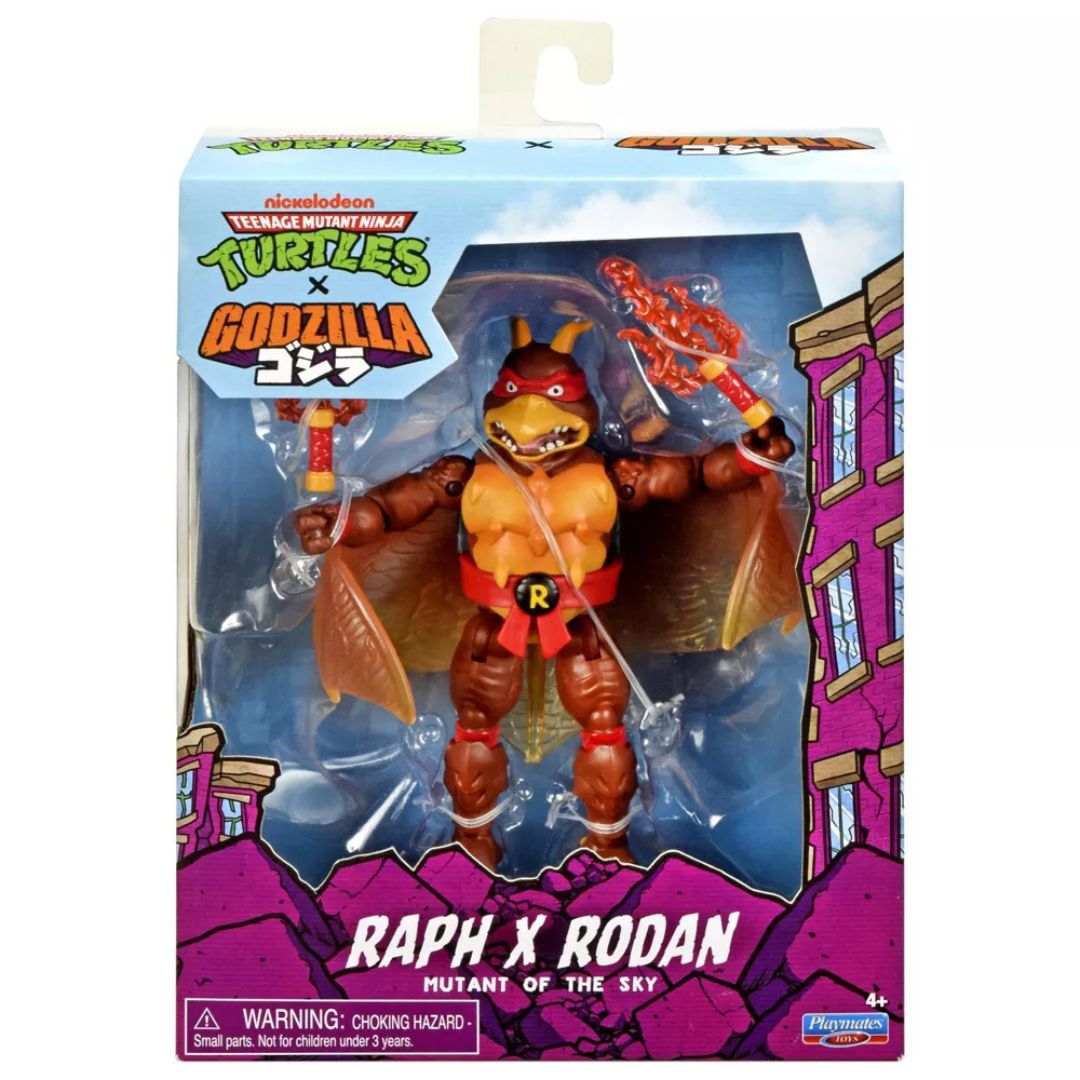 Teenage Mutant Ninja Turtles X Godzilla Raph X Rodan
