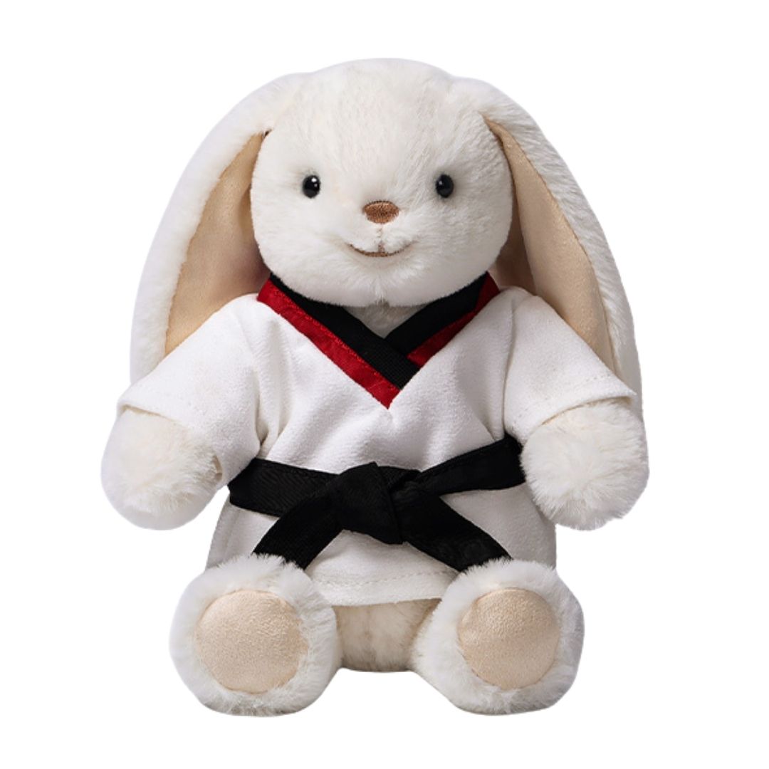 McHugs Taekwondo Smiling Leveret 18cm Plush