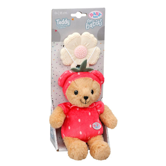 Baby Born For Babies Teddy StrawBEARy plush