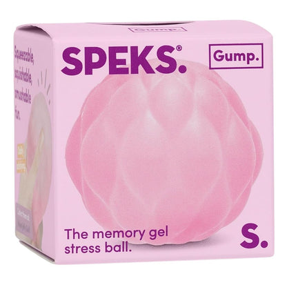 Speks. Gump Surface Memory Gel Stress Ball - Moon Jelly Quilt