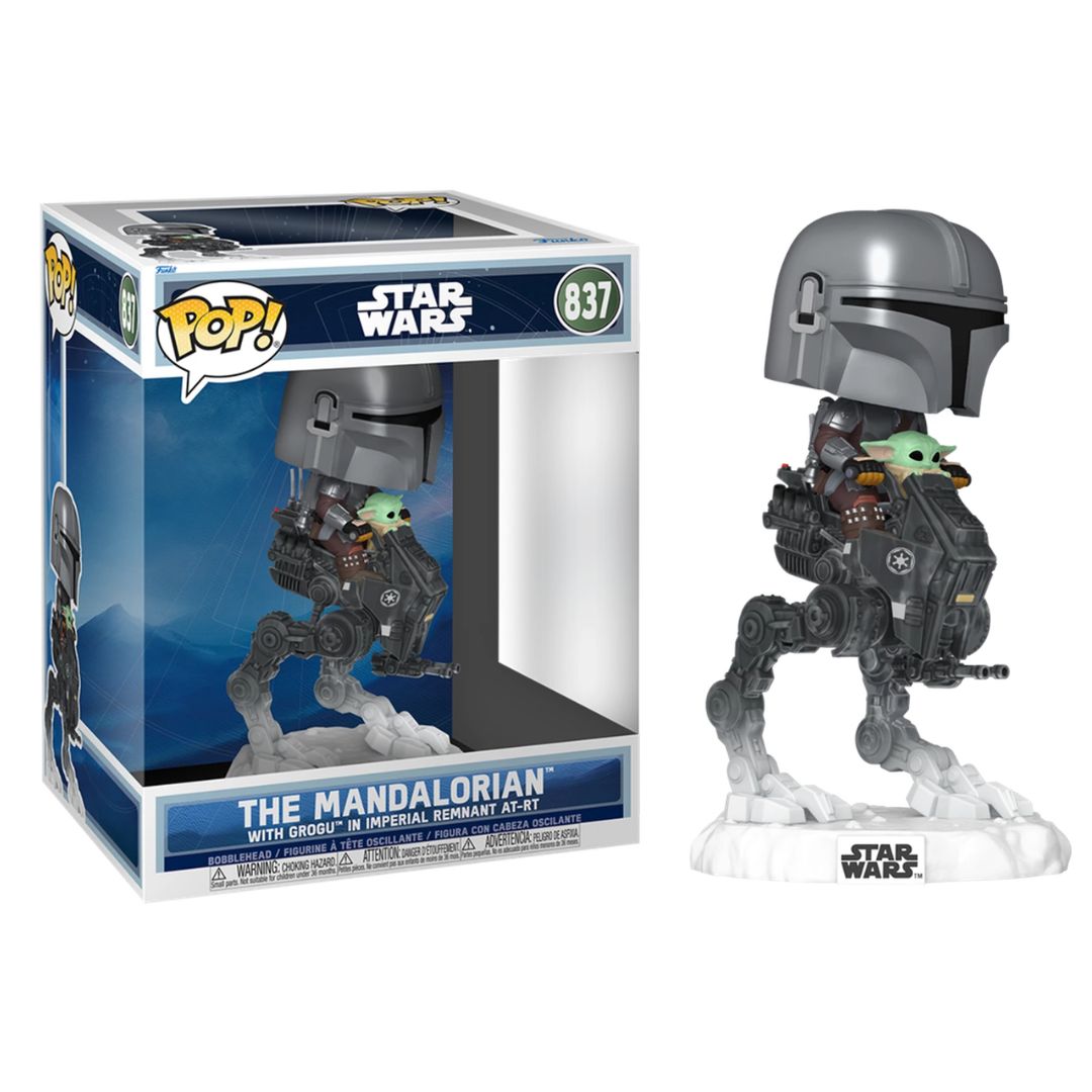Pop! Vinyl - Star Wars - The Mandalorian with Grogu in Imperial Remnant AT-RT 837