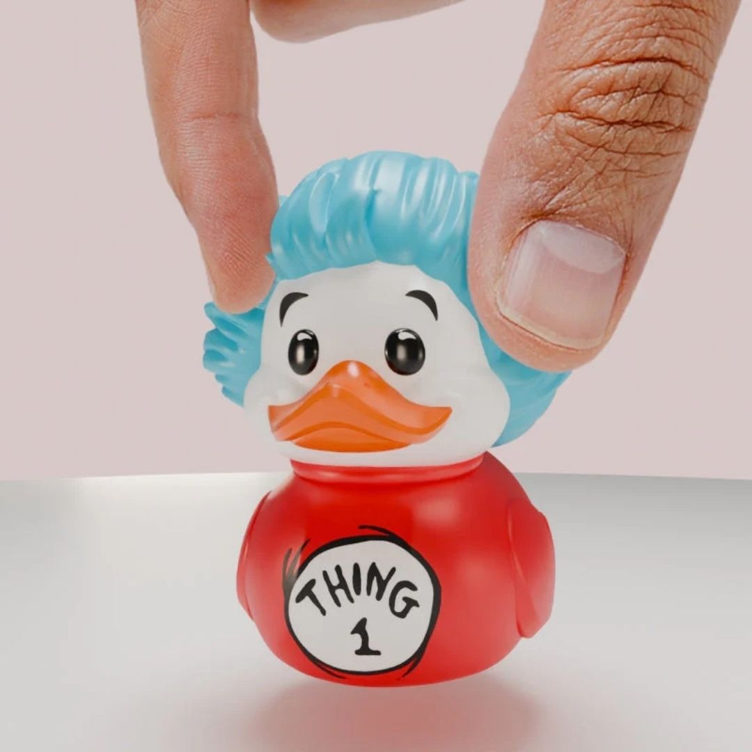 TUBBZ Rubber Duck Mini Cat In The Hat Thing 1