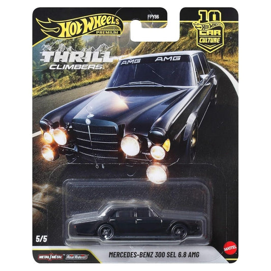Hot Wheels Premium Car Culture Thrill Climbers Mercedes-Benz 300 SEL 6.8 AMG