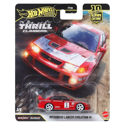 Hot Wheels Premium Car Culture Thrill Climbers Mitsubishi Lancer Evo VI
