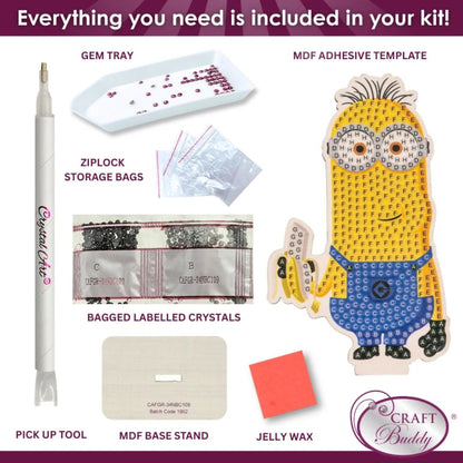 Crystal Art Buddies Series 8 Minions - Tim
