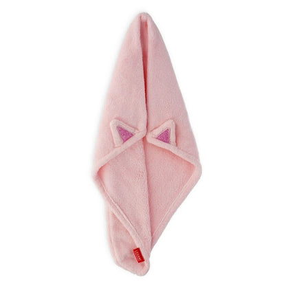 Legami Hair Turban Towel Kitty