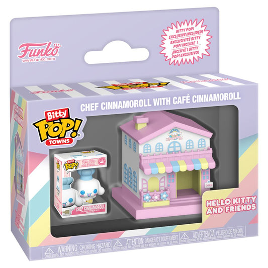 Bitty Pop! Towns Chef Cinnamoroll with Cafe Cinnamoroll