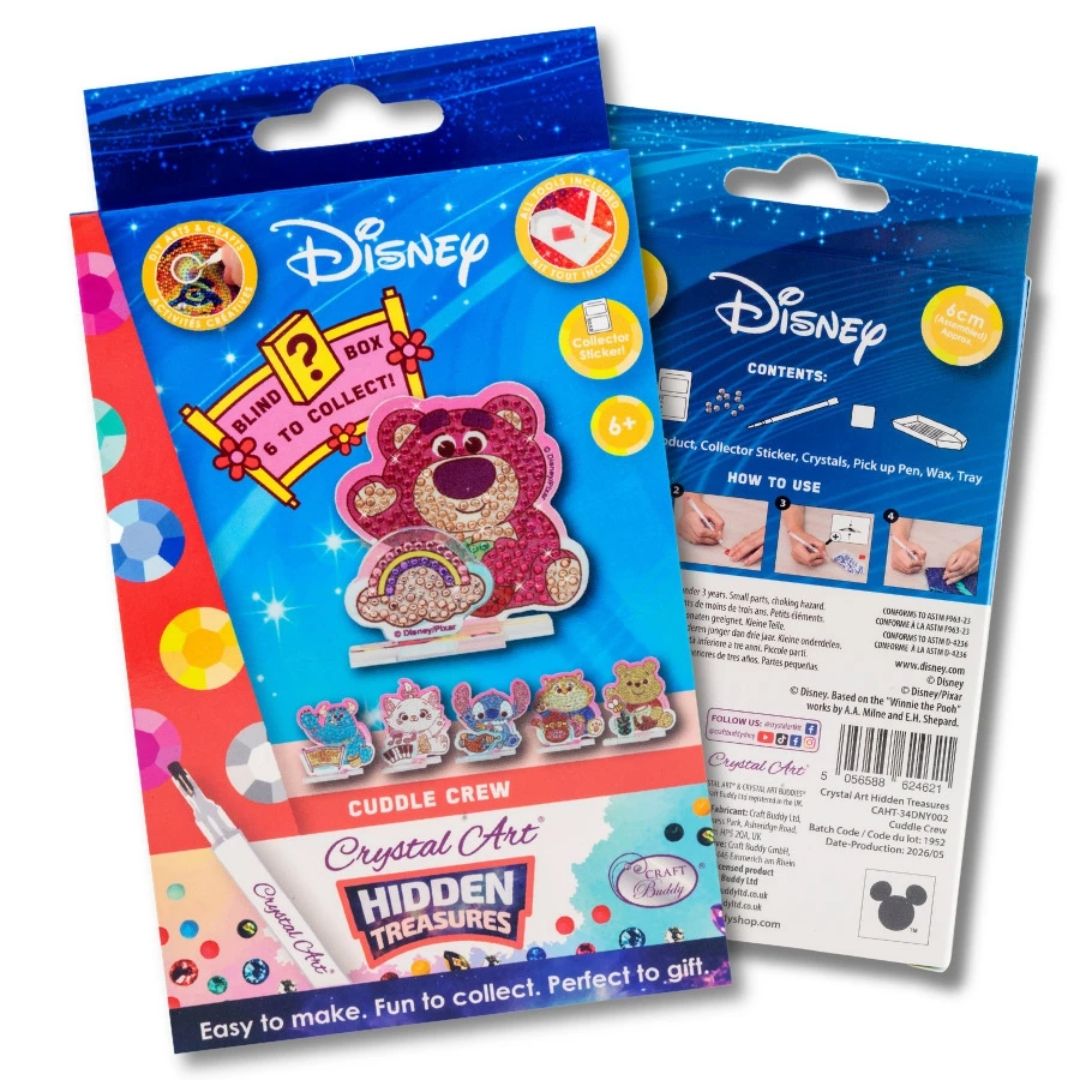 Crystal Art Hidden Treasures Disney Cuddle Crew