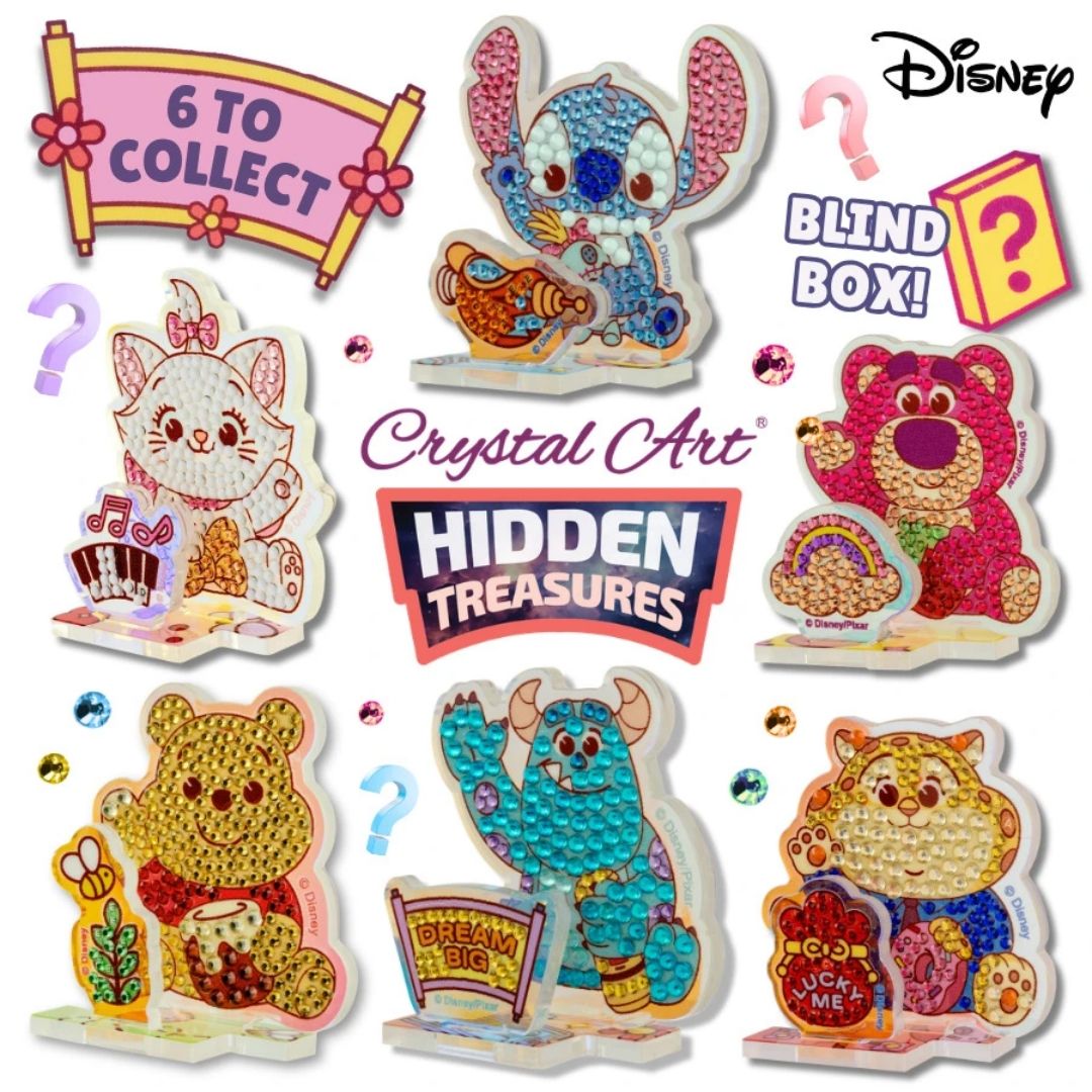 Crystal Art Hidden Treasures Disney Cuddle Crew
