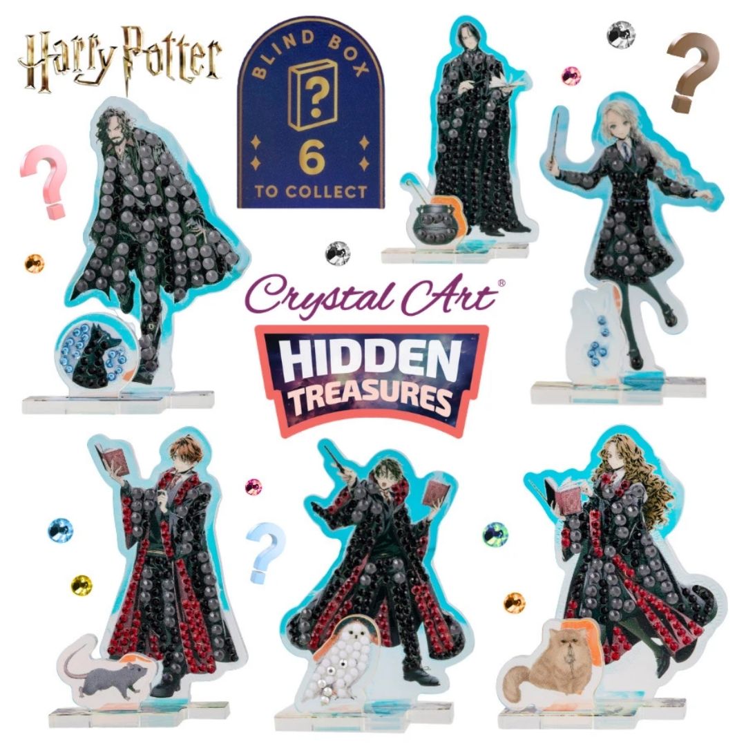 Crystal Art Hidden Treasures Harry Potter Hogwarts Characters