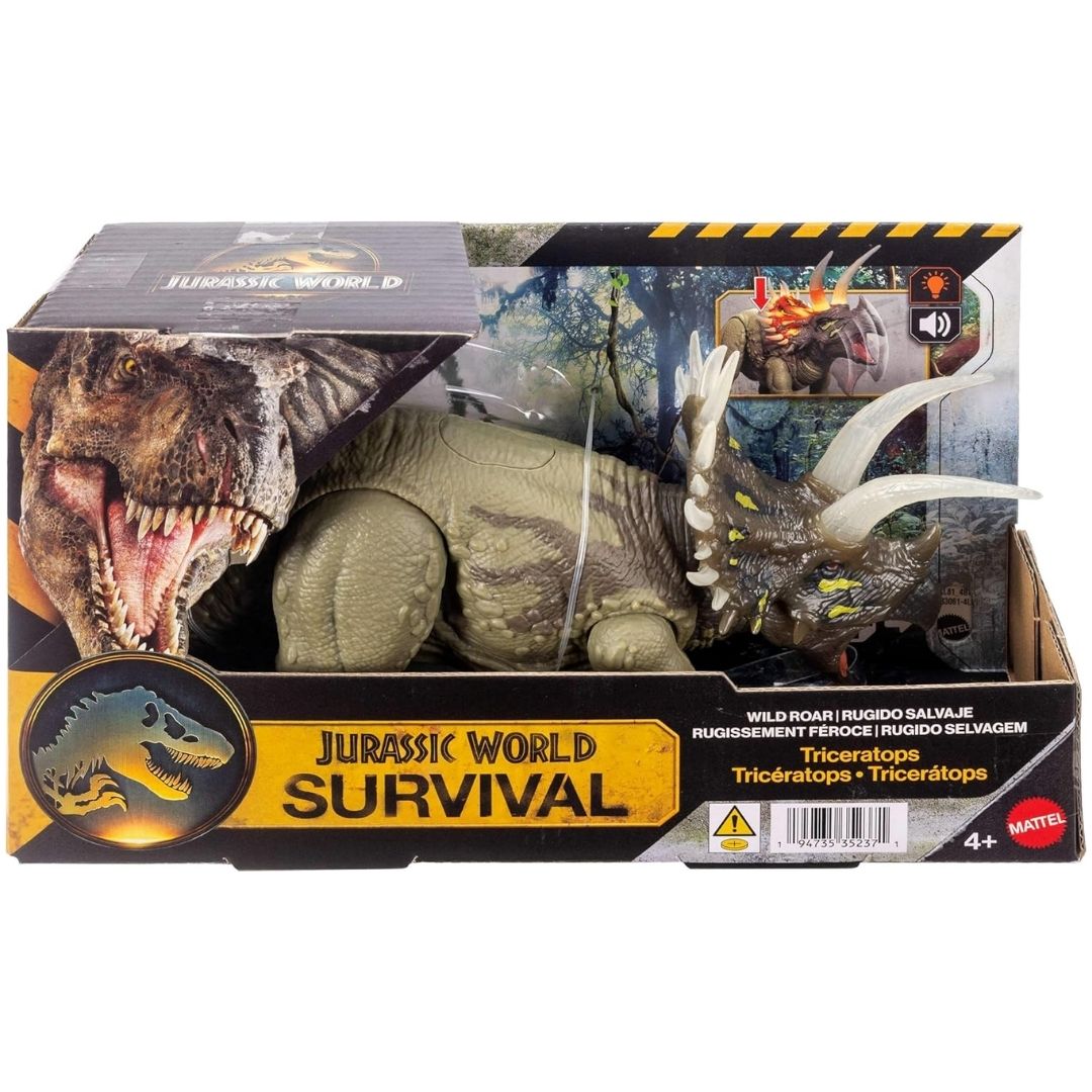 Jurassic World Survival Wild Roar Triceratops