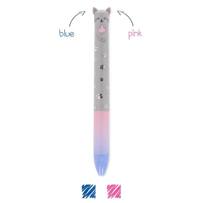 Legami Two-Colour Ballpoint Pen Kitty