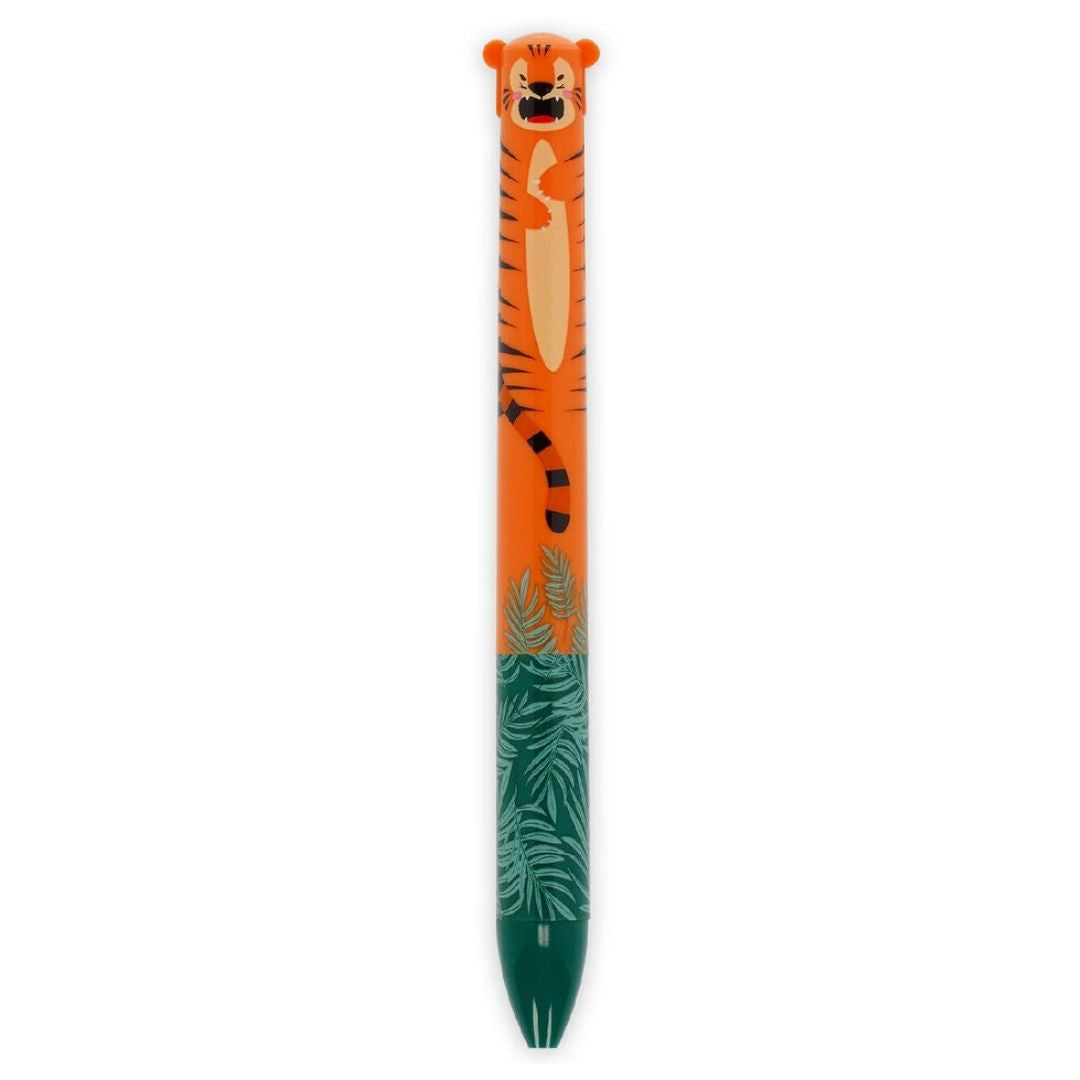 Legami Two-Colour Ballpoint Pen Tiger