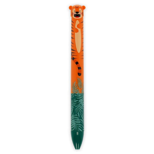 Legami Two-Colour Ballpoint Pen Tiger