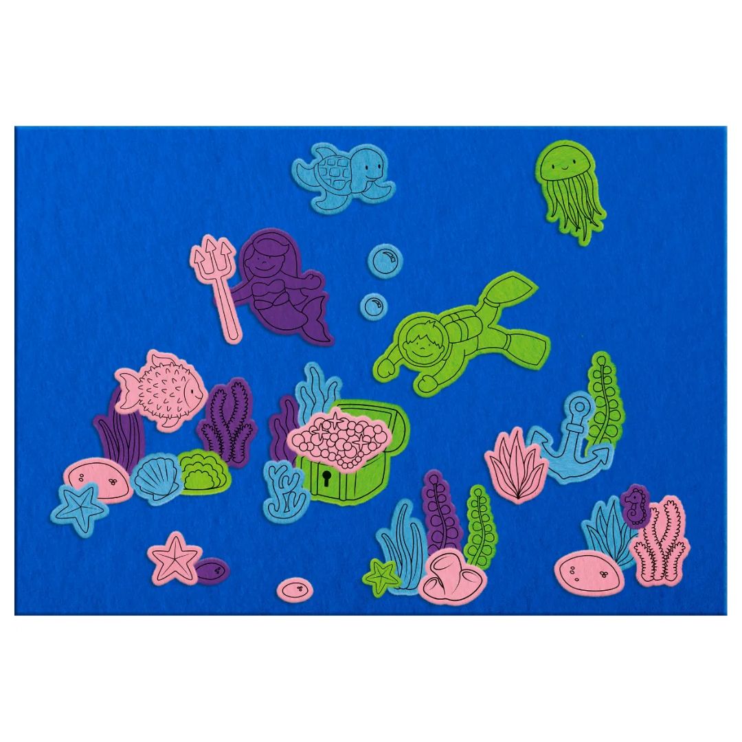 The Original Fuzzy Felt Under The Sea