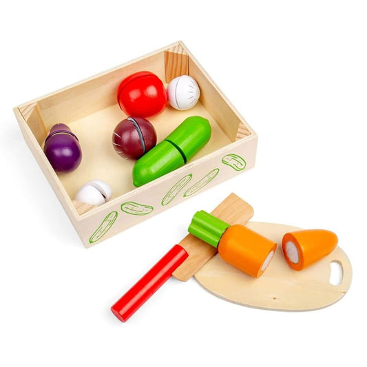 Bigjigs Wooden Cutting Food Vegetables
