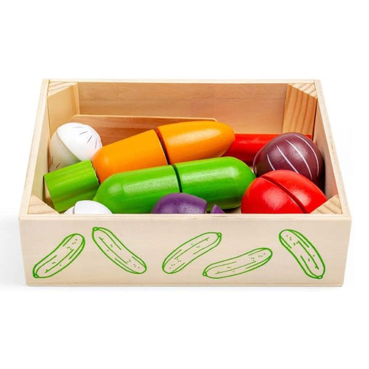 Bigjigs Wooden Cutting Food Vegetables
