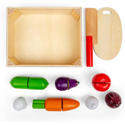 Bigjigs Wooden Cutting Food Vegetables