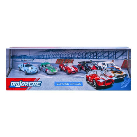 Majorette 5 Pack Die-cast Vintage Racing Giftpack