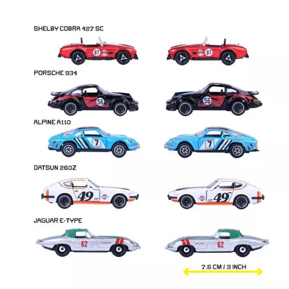 Majorette 5 Pack Die-cast Vintage Racing Giftpack