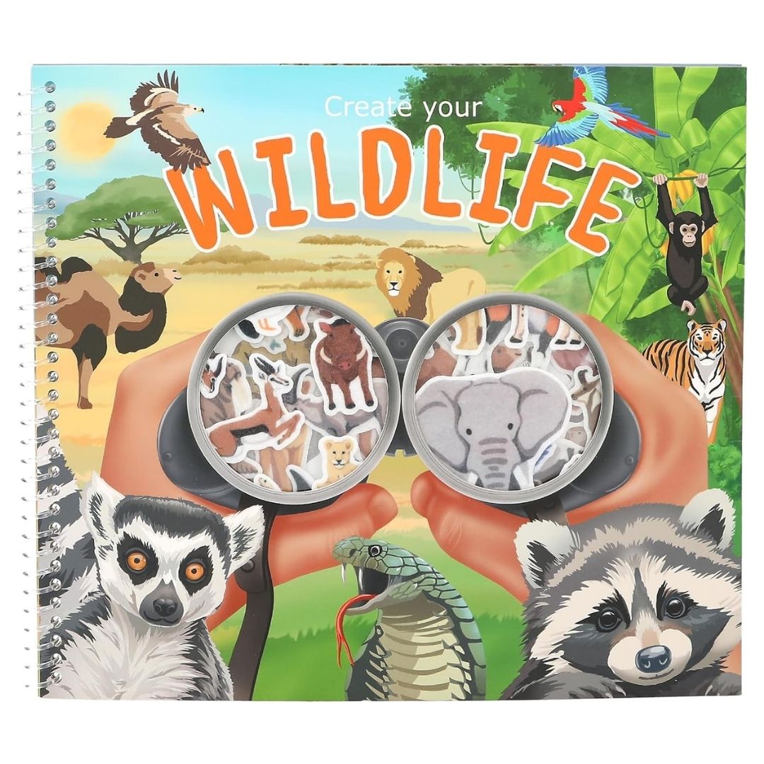 Create Your Wild Life Sticker Book