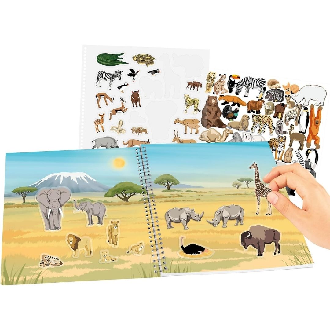 Create Your Wild Life Sticker Book