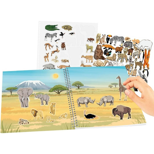 Create Your Wild Life Sticker Book