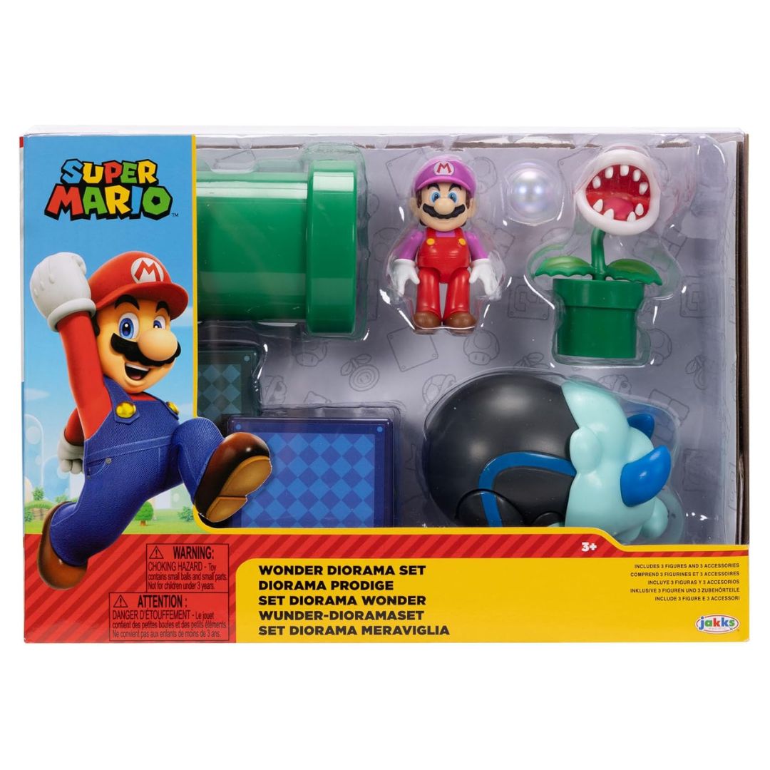 Super Mario 2.5" Wonder Diorama Set