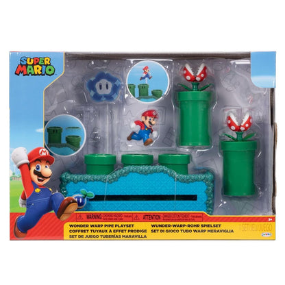 Super Mario 2.5" Wonder Warp Pipe Playset