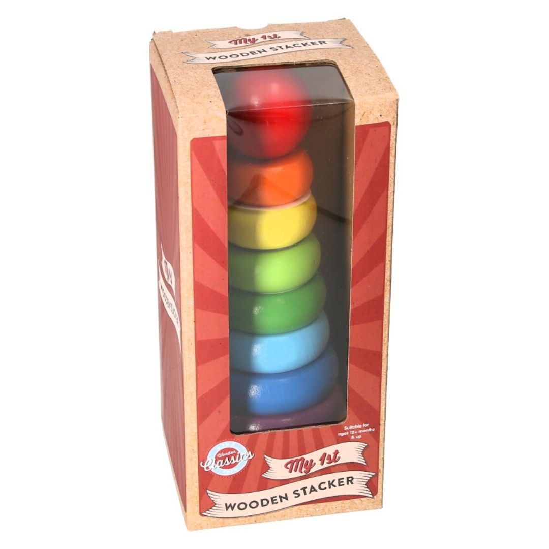 My 1st Wooden Rainbow Stacker