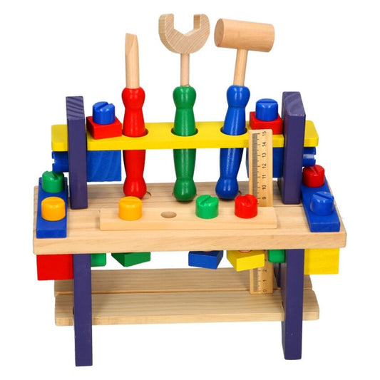 Wooden 42 Piece Tool Bench Toy