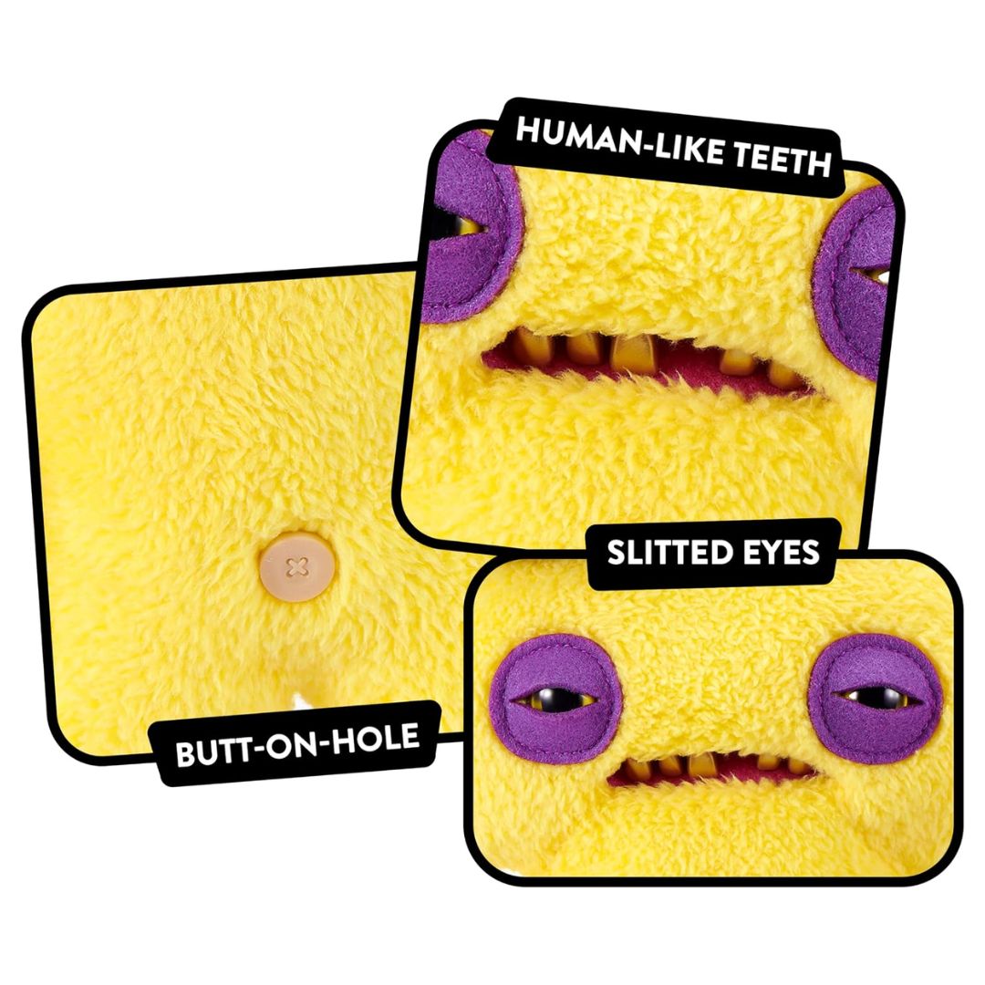 Fuggler Fugg Life Yellow Squidge Plush