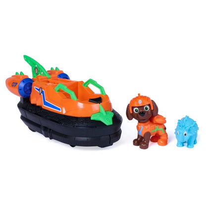 Paw Patrol The Dino Movie Zuma With Dino Rescue Hovercraft