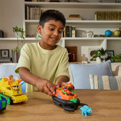 Paw Patrol The Dino Movie Zuma With Dino Rescue Hovercraft