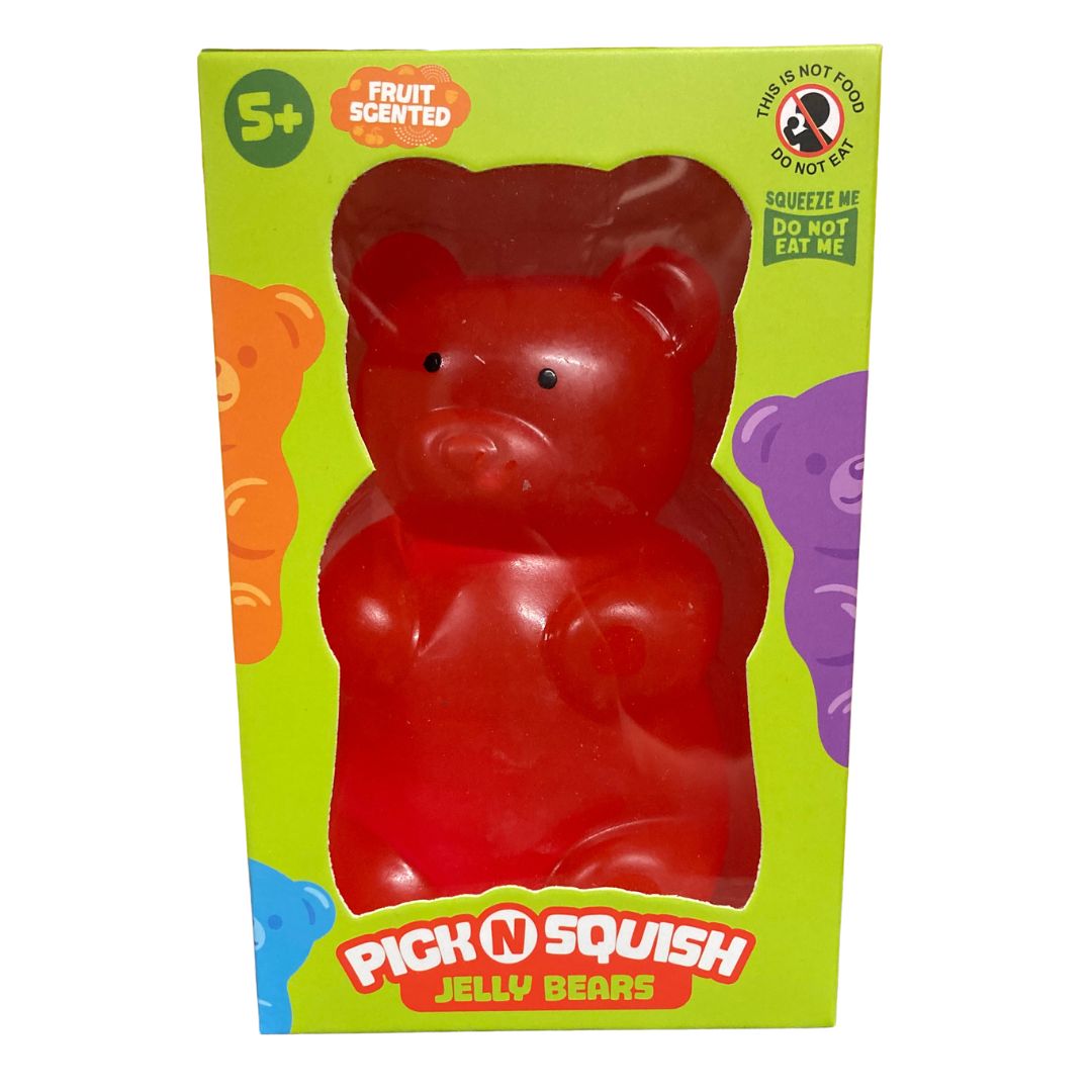 Pick N Squish Jelly Bears Secented Squishy Red
