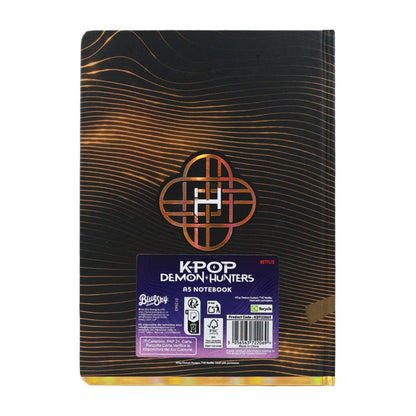 K-Pop Demon Hunters A5 Notebook Golden