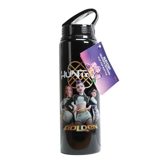 K-Pop Demon Hunters Flip Top Drinking Bottle Golden (650ml)