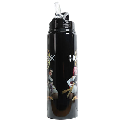 K-Pop Demon Hunters Flip Top Drinking Bottle Golden (650ml)