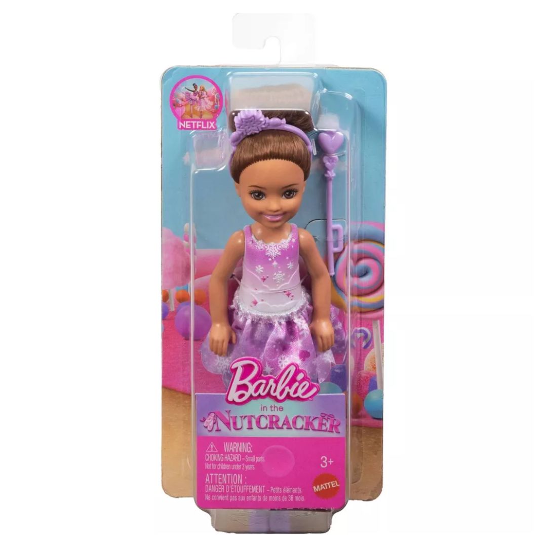 Barbie Chelsea Nutcracker Snowfairy Doll Brown Hair