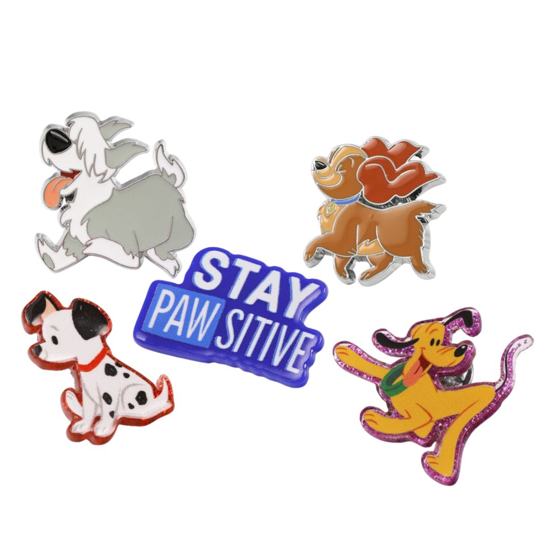 Disney Cats & Dogs Dogs 5 Piece Pin Set